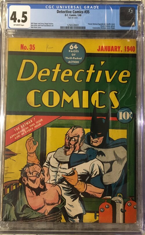 Detective Comics 35 CGC 4.5 **Contact if interested**